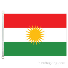 Bandiera del Kurdistan 90*150 cm 100% poliestere